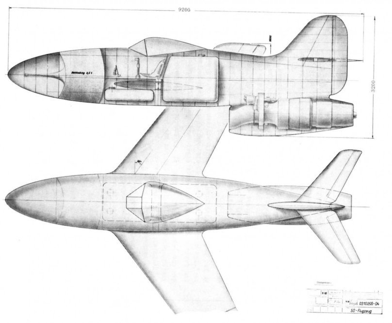 Me 262 чертеж