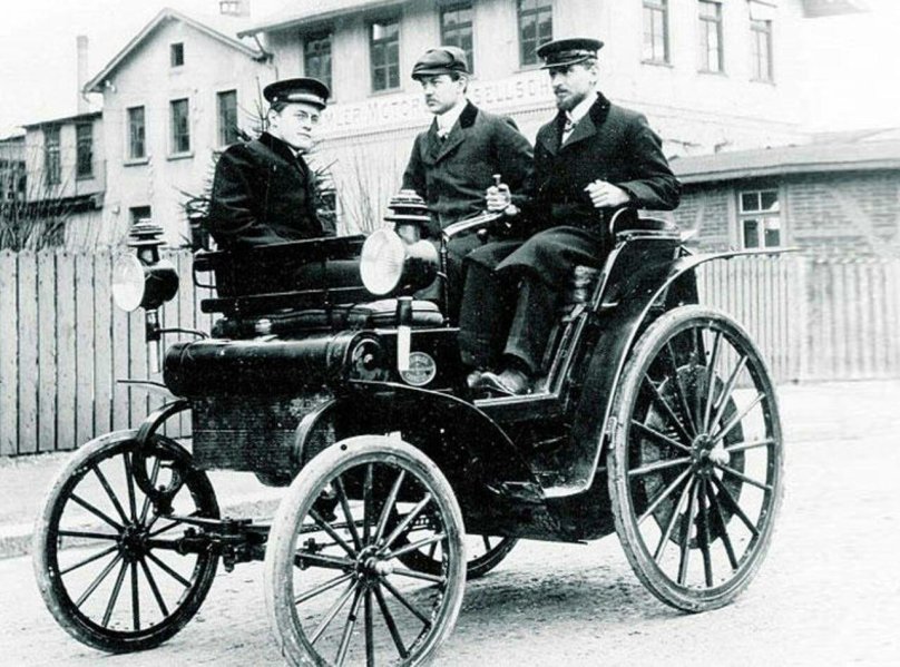 Карл Бенц, Готлиб Даймлер и Вильгельм Майбах