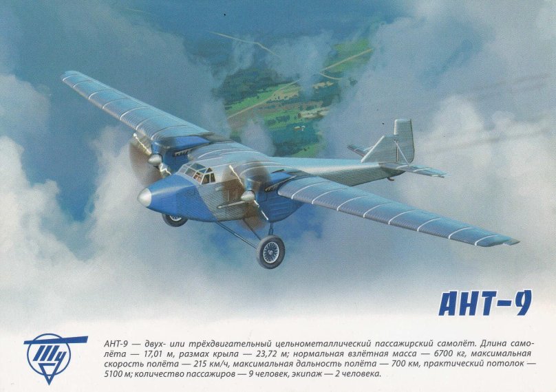 Самолеты ант Туполева