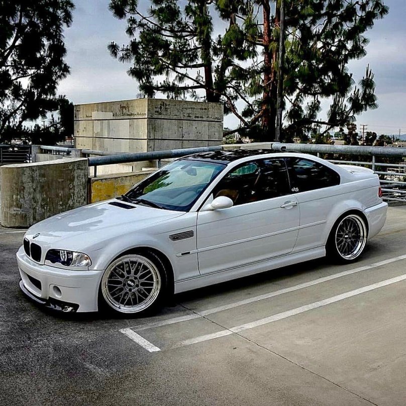 BMW e46 White