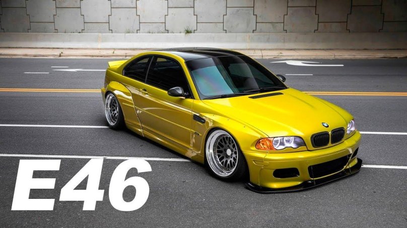BMW m3 e46 Yellow
