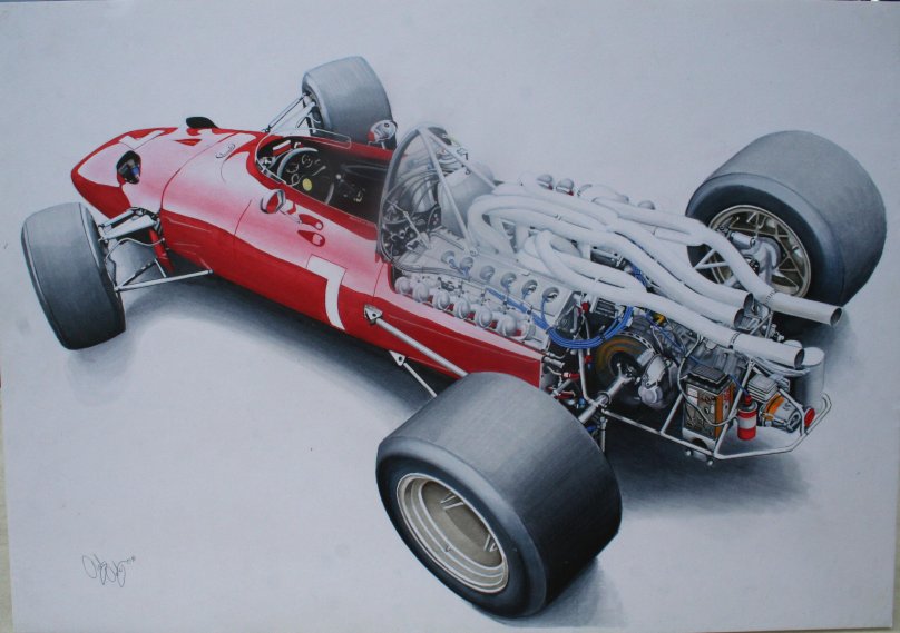 Ferrari 312 f1 1967г