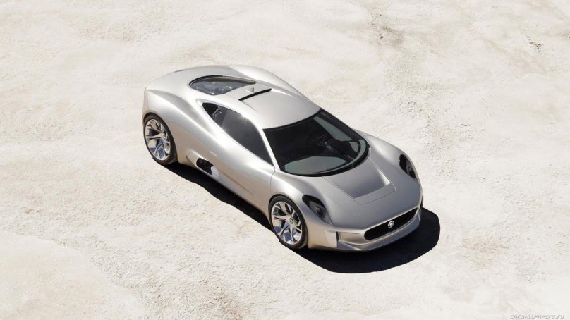 Jaguar c-x75 Concept чёрный фото