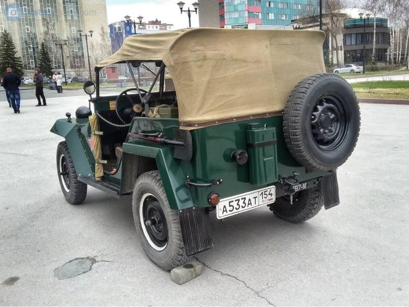 ГАЗ 67 сзади