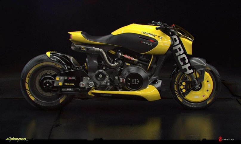 Cyberpunk 2077 мотоциклы