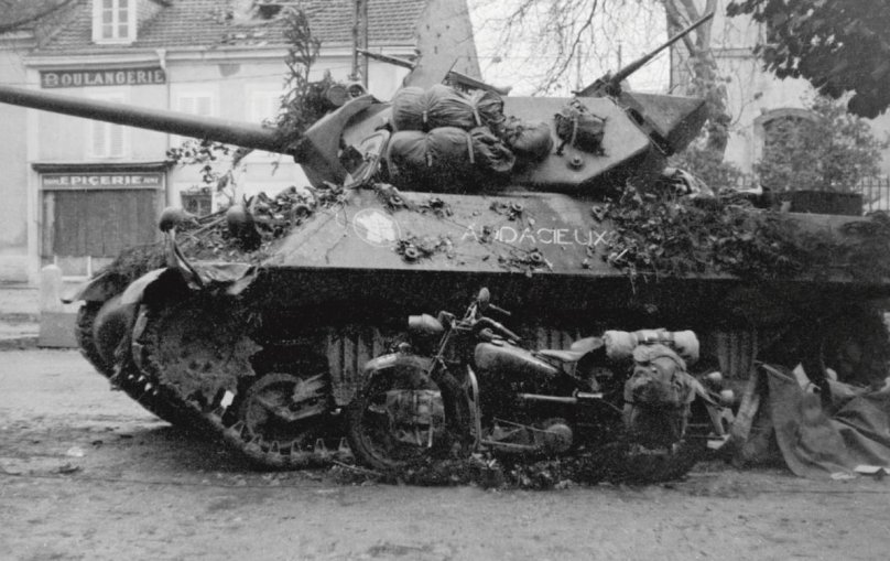 М10 GMC подбитый