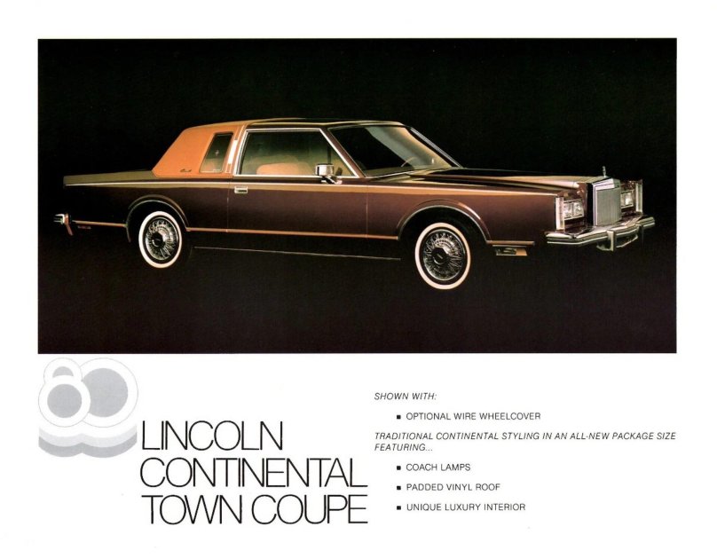 1978 Lincoln Continental Town Coupe