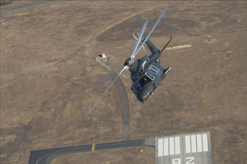 Вертолет серый волк