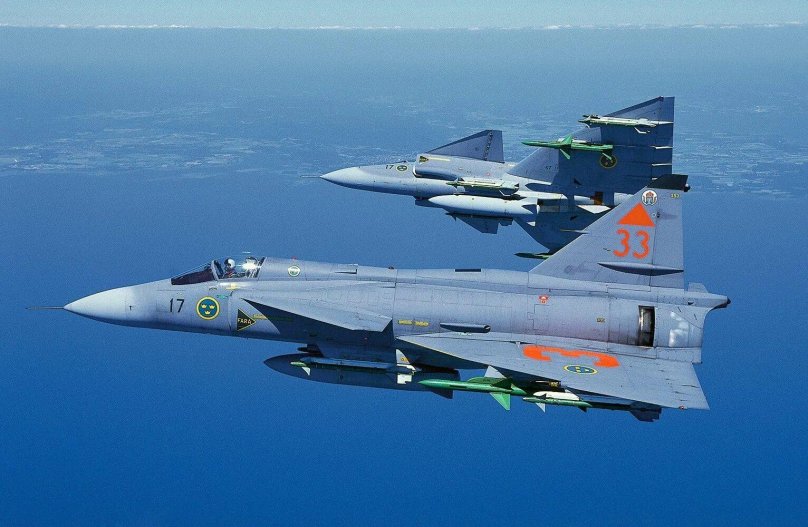 Saab Viggen самолет