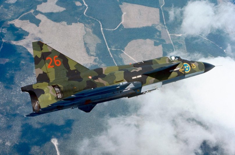 Сааб Вигген истребитель