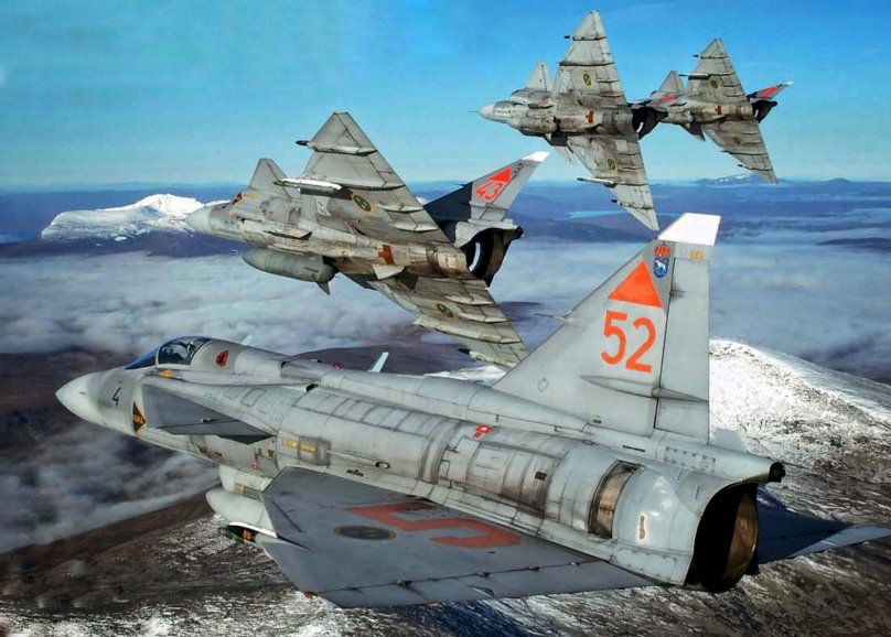 Сааб Вигген истребитель