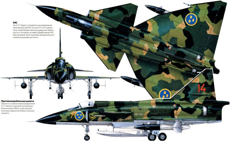 Сааб Вигген истребитель