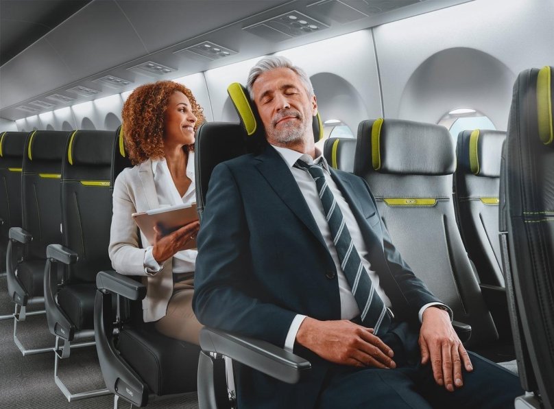 Recaro в самолете