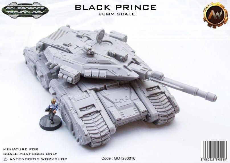 Танк Black Prince сборная модель