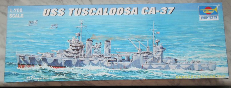 Сборная модель крейсер са-37 "Тускалуза"