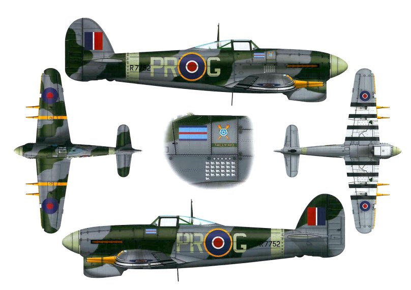 Хоукер Тайфун самолет