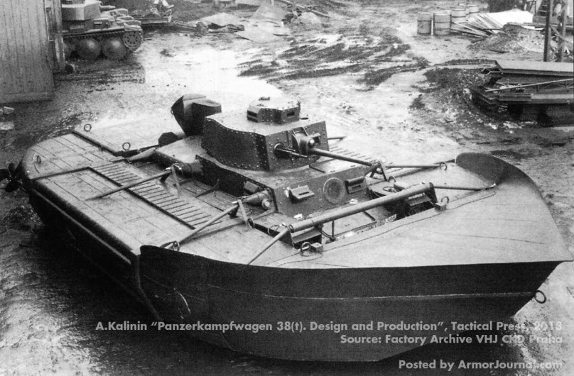 Плавающие танки вермахта