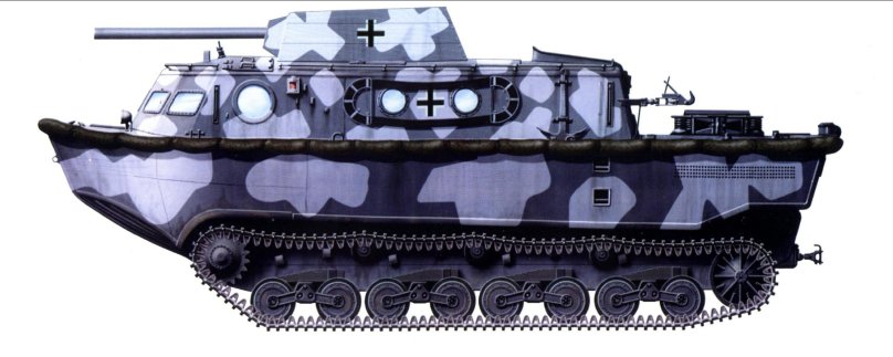 Амфибия lws Land-Wasser-Schlepper