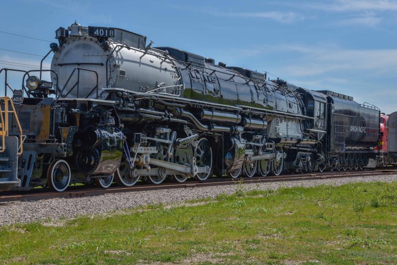 Самый мощный паровоз Union Pacific 4000 big boy