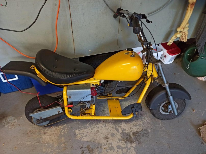 Электро мини чоппер