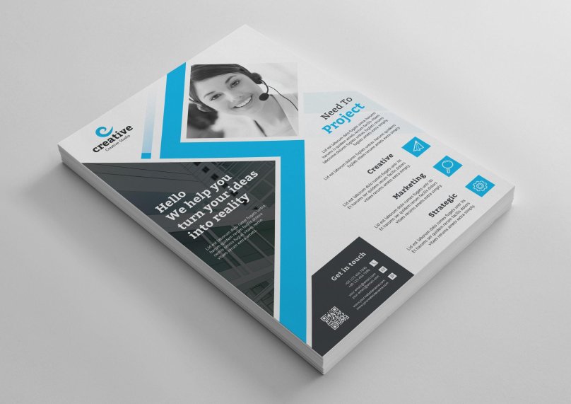 Стильная листовка