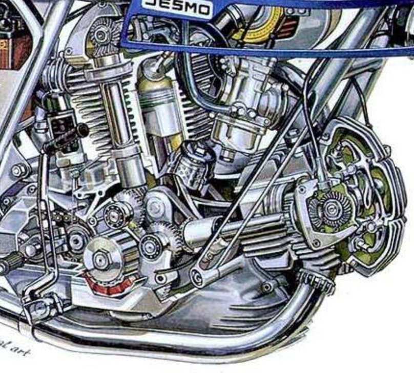 Мотор мотоцикла Дукати