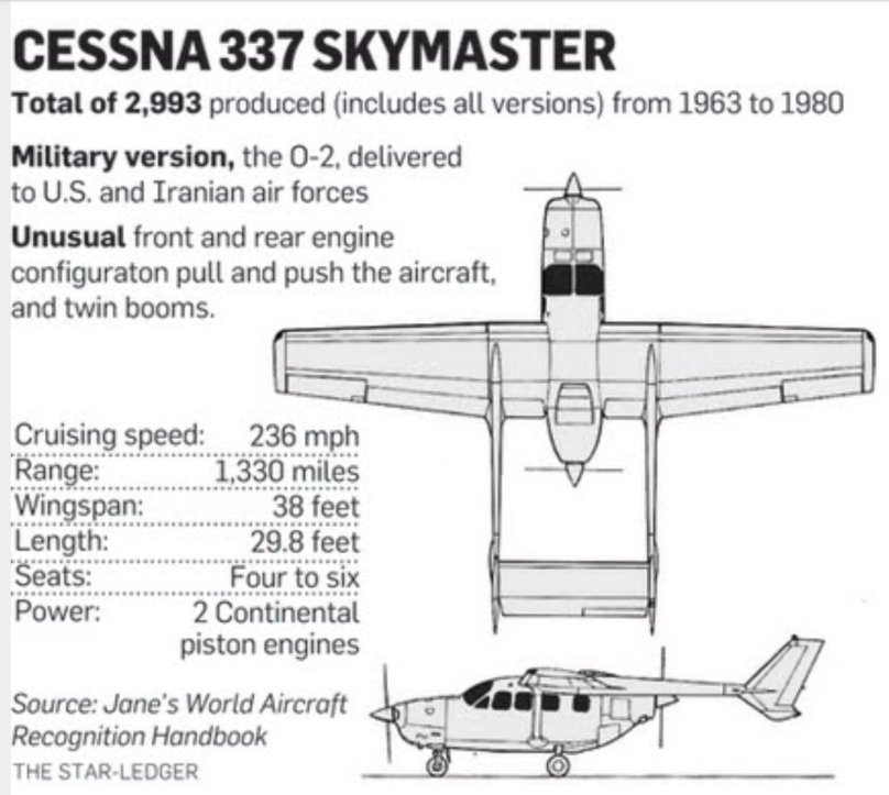 Цессна 337 технические характеристики