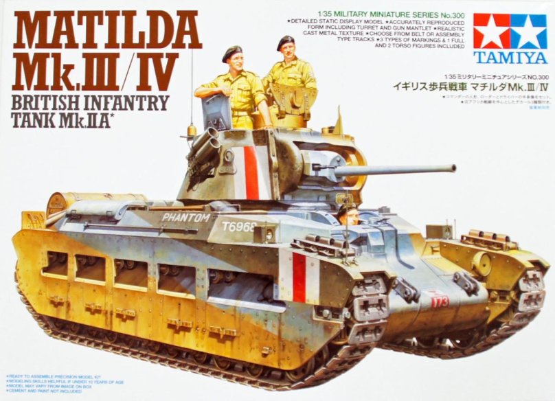 35300 Tamiya британский танк Matilda MKIII/IV (1:35)