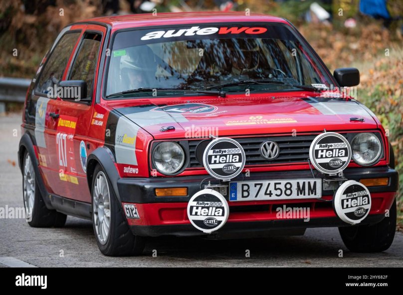 Гольф 2 ралли