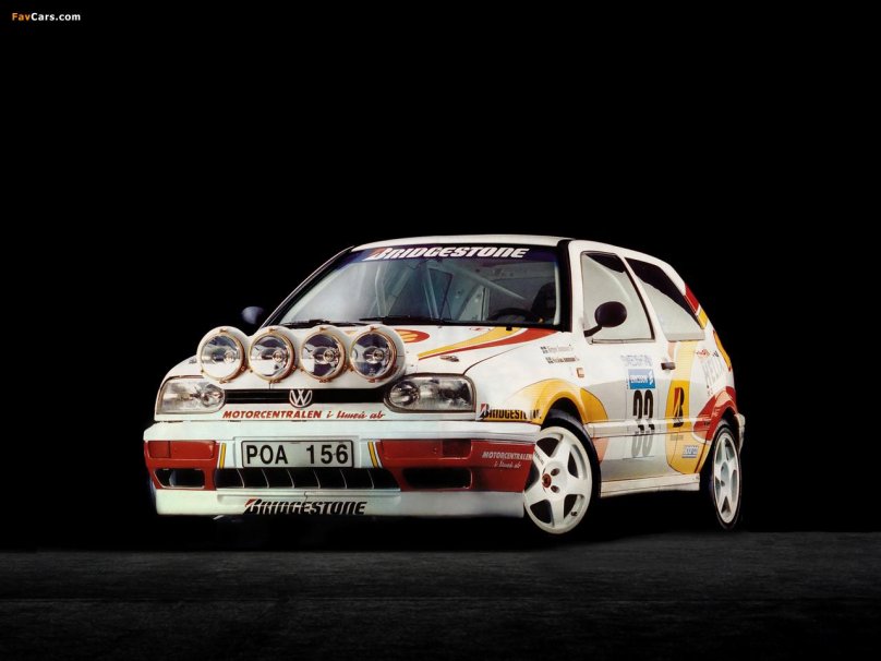 Раллийный VW Golf 3