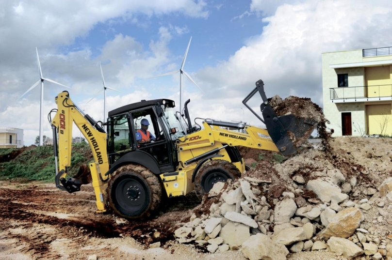 Нью Холланд 110 экскаватор