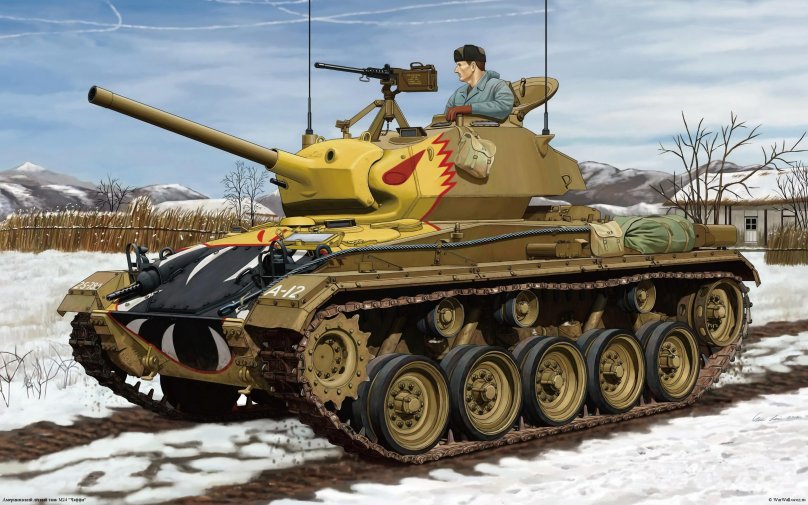 Легкий танк m24 Chaffee