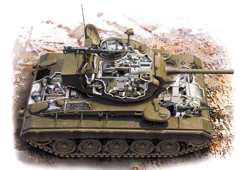 Американский танк м24 Чаффи