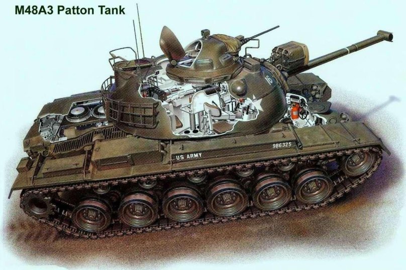 Танк м48а3 Паттон