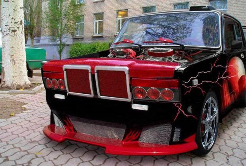 ВАЗ 2107 затюнингованная