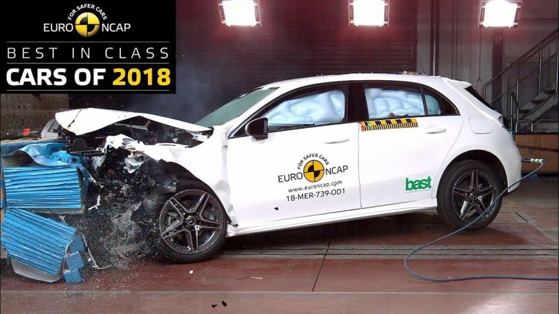 Краш тест Mercedes-Benz a-class 2018