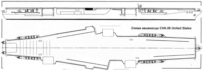 Авианосец Эссекс чертежи