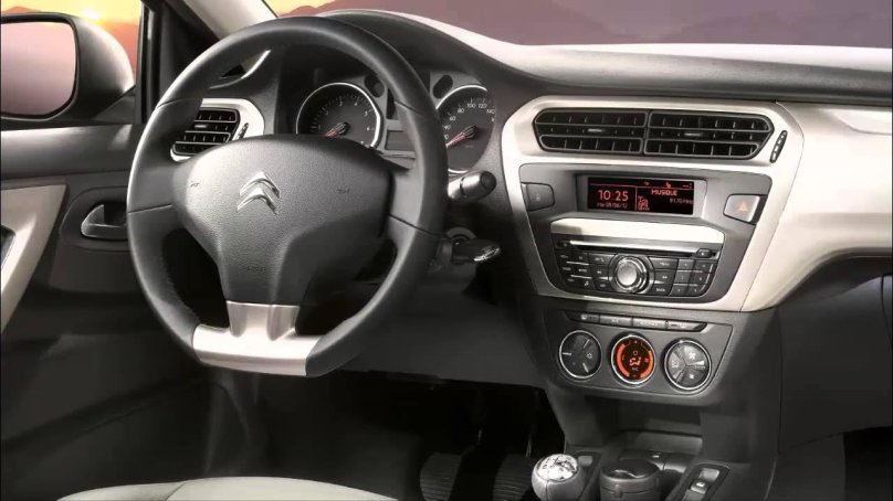 Citroen c Elysee 2013 салон