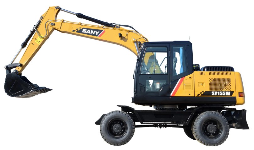 Колесный экскаватор sany sy155w