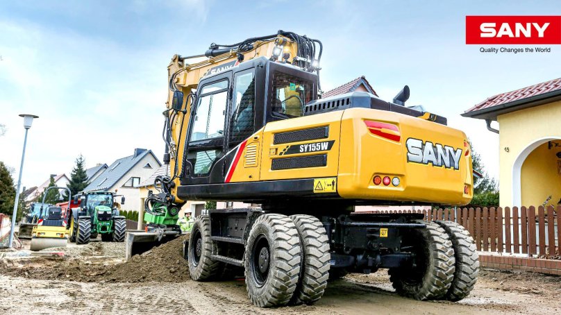 Экскаватор sany sy155w