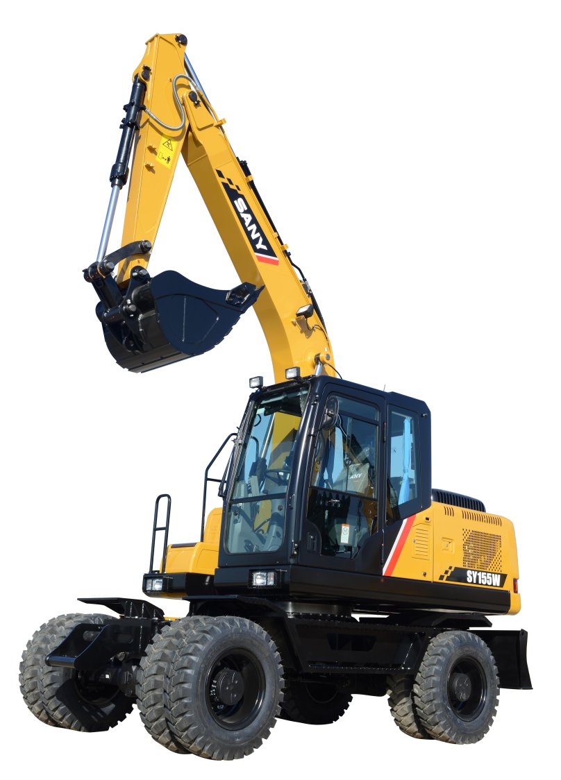 Колесный экскаватор sany sy155w