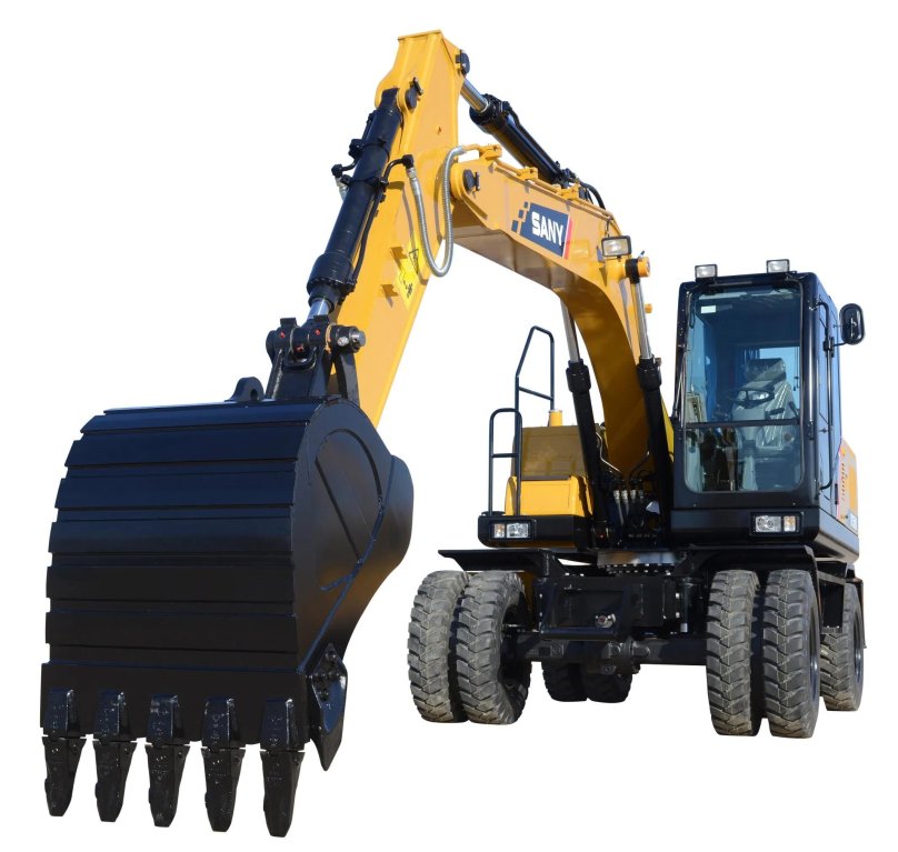 Колесный экскаватор sany 155
