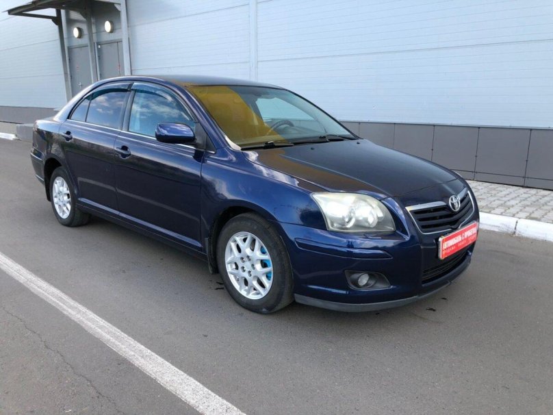 Тойота Авенсис 2007 универсал темно синяя