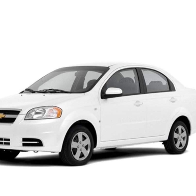 Chevrolet Aveo t250 белый