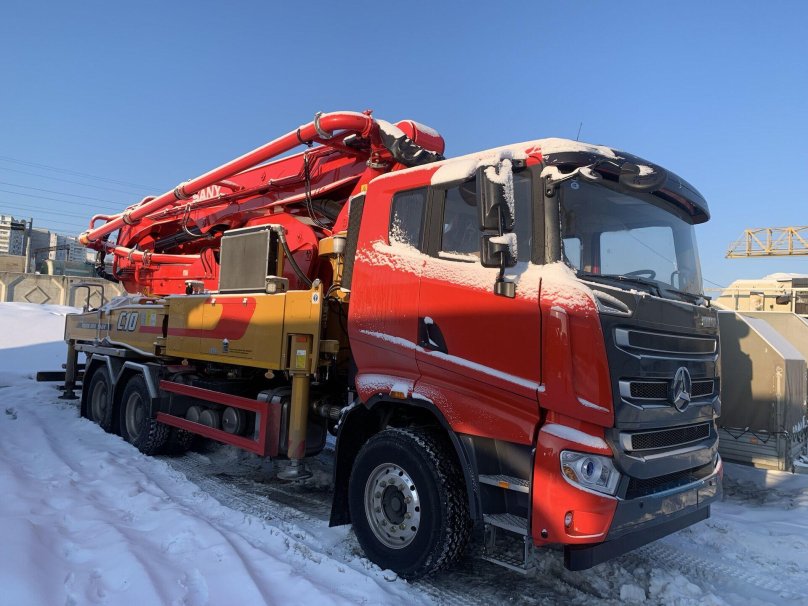 Автобетононасос sany