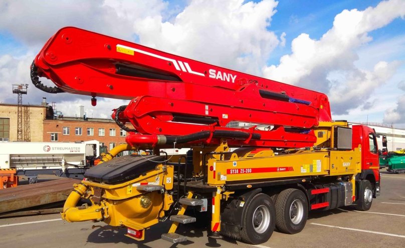 Автобетононасос sany sy5400thb-45