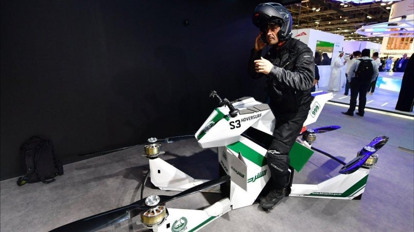 Ховербайк летающий Дубай полиция