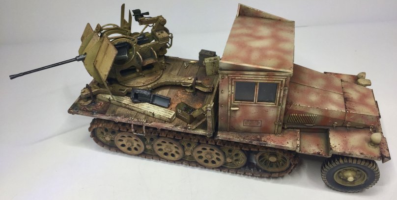 SD KFZ 11 С Flak 38
