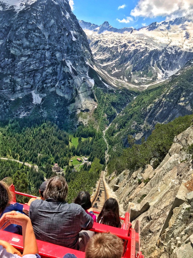 Gelmerbahn Швейцария