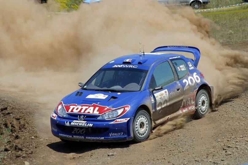 Раллийный Пежо 206